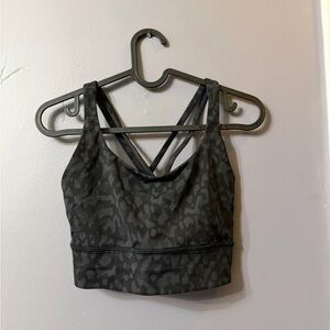 Women's Black Leopard Lululemon Workout Set
